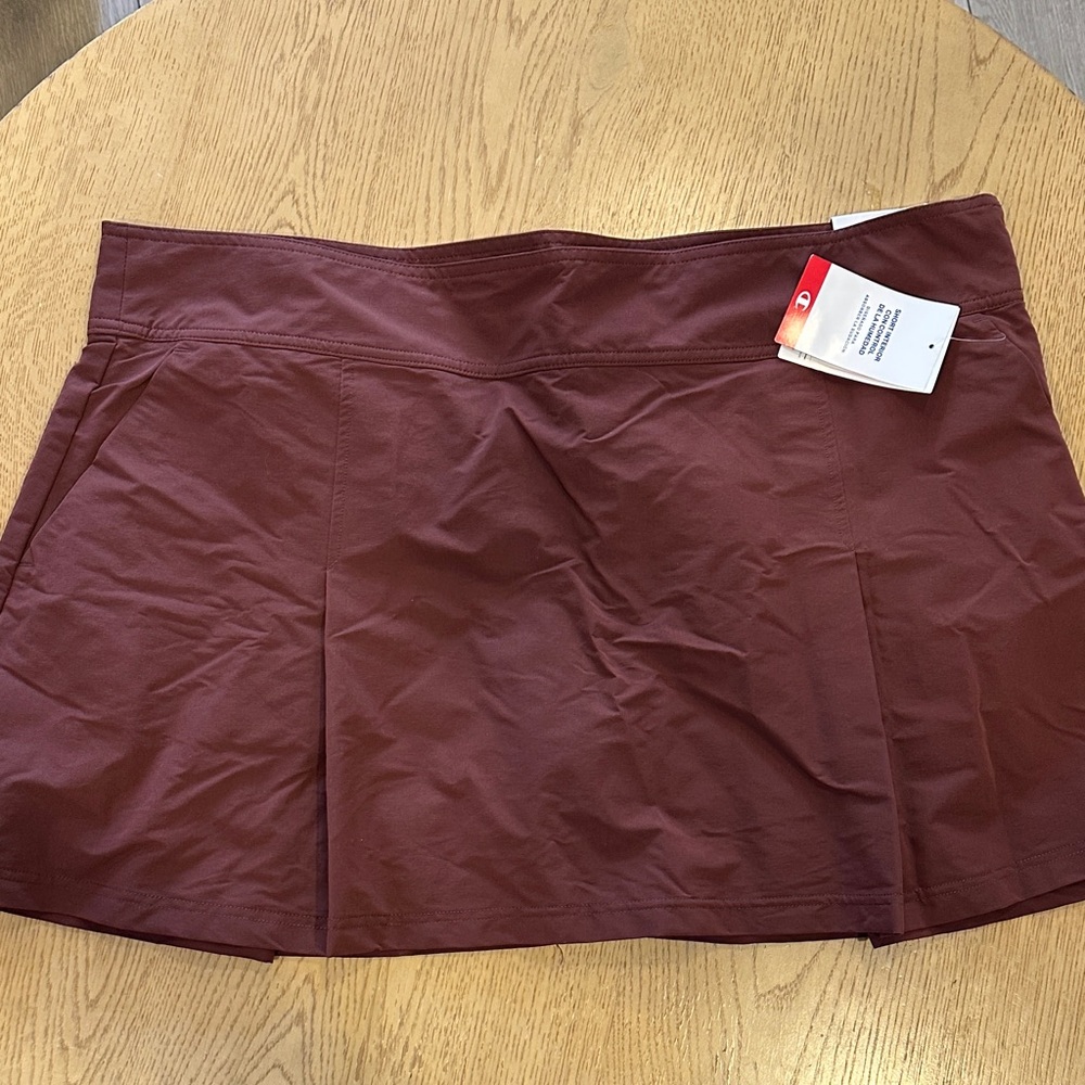 Champion Maroon Athletic Skort